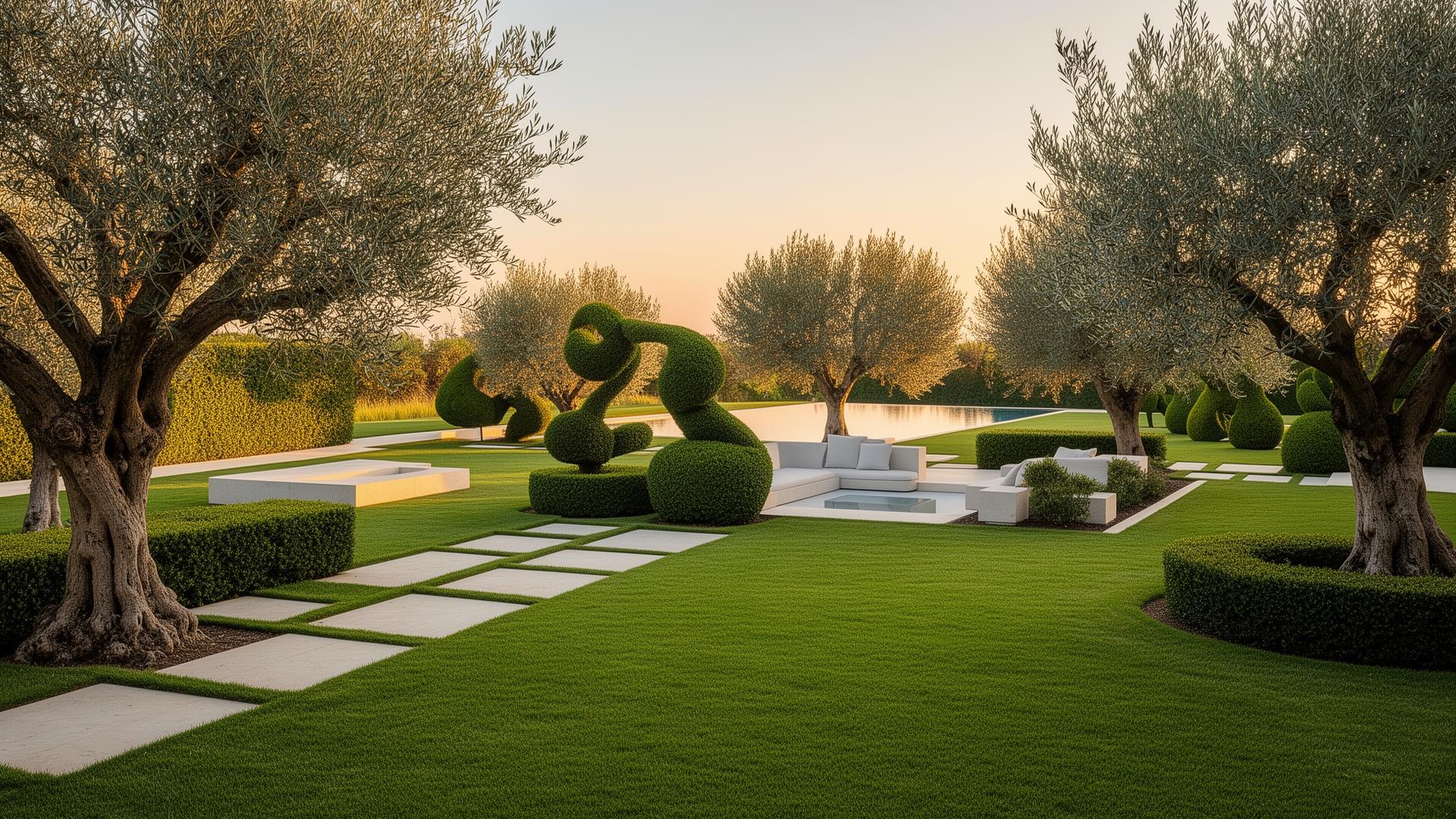 Jardim de alto padrão